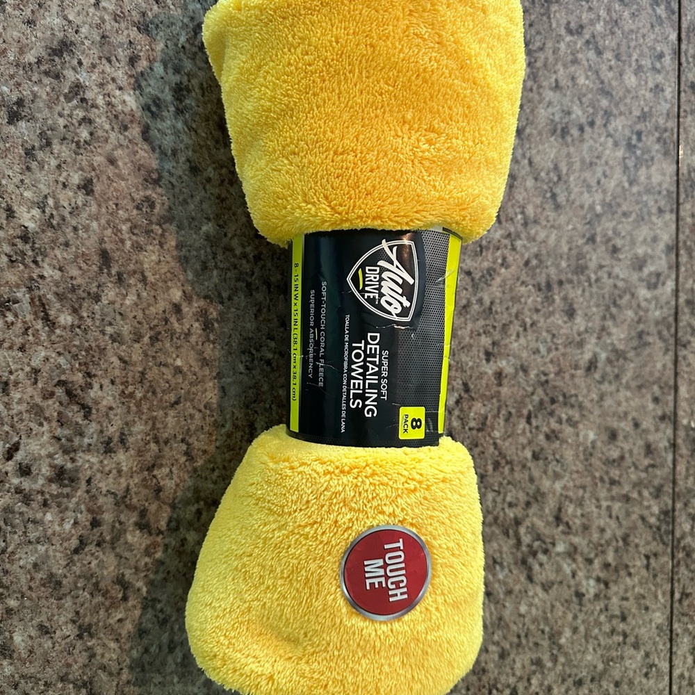 Yellow Detailing Towels